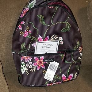 Vera Bradley Midtown Convertible Backpack NWT